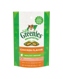 Feline Greenies Smartbites Healthy Indoor Chicken Flavour 