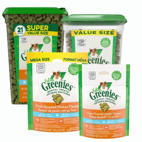 Feline greenies hotsell oven roasted chicken