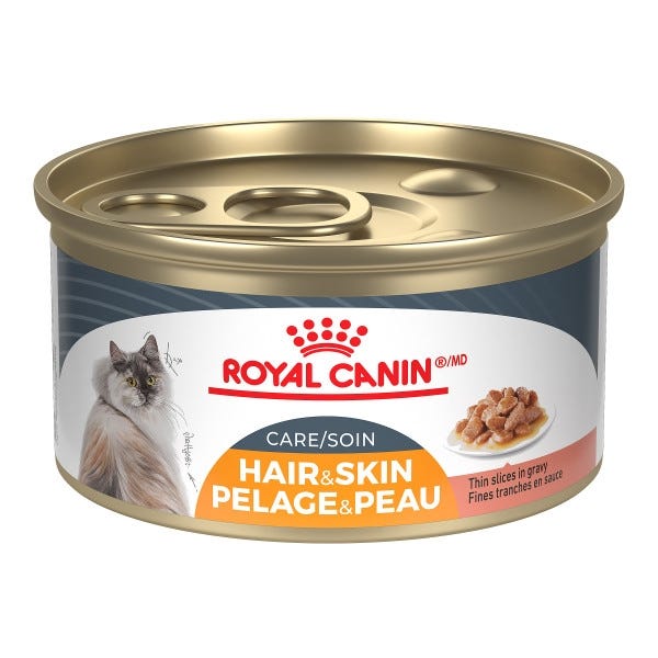 Royal Canin Hair Skin Care Thin Slices In Gravy Canned Cat Food