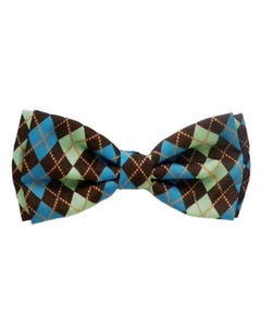 Huxley &amp; Kent Tan Plaid Bow Tie for Dogs