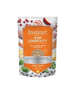 Instinct Raw Longevity 100% Freeze-Dried Raw Meals For Dogs - Cage-Free Chicken Recipe
