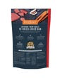 Instinct Raw Freeze-Dried Meals Real Beef Recipe - Back of Packaging of the 9.5 oz Bag
