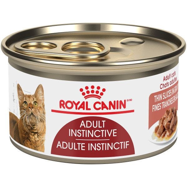 Royal Canin Adult Instinctive Thin Slices in Gravy Canned Cat Food Buy at Homesalive