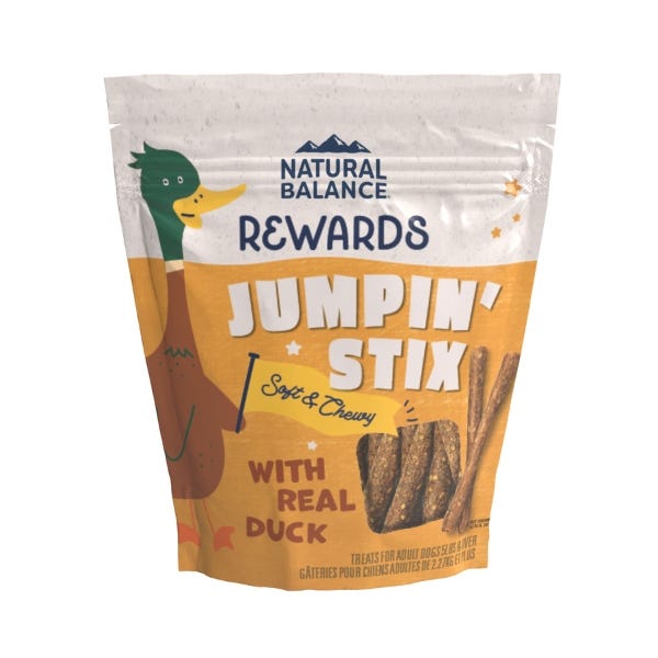 Natural Balance Rewards Jumpin Stix With Real Duck Dog Treats
