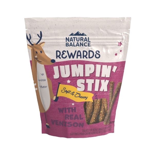 Natural Balance Rewards Jumpin Stix With Real Venison Dog Treats