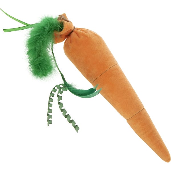 Smartykat Kolossal Karrot Plush Catnip Kicker Toy for Cats Buy at Homesalive