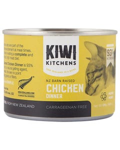 Kiwi Kitchens NZ Barn Raised Chicken Dinner Canned Wet Food for Cats