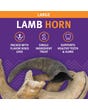 Icelandic+ Large Lamb Horn Dog Treat - Information