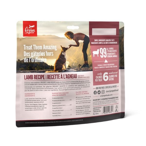 Orijen lamb treats outlet