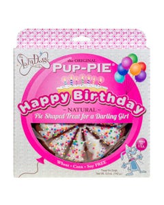 The Lazy Dog Cookie Co. Happy Birthday for a Darling Girl Pup-Pie