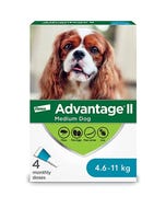 Bayer Advantage II Flea Treatment for Medium Dog Breeds
