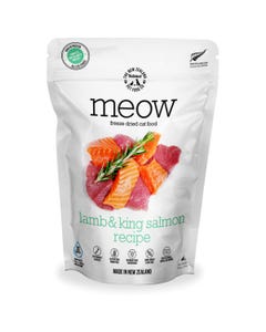 The NZ Natural Pet Food Co. Meow Freeze Dried Cat Food - Lamb &amp; King Salmon