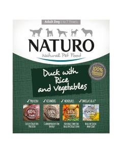 Naturo Adult Wet Dog Food - Duck with Rice and Vegetables