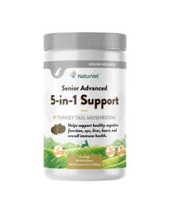 NaturVet Senior Advanced 5-in-1 Support Soft Chews
