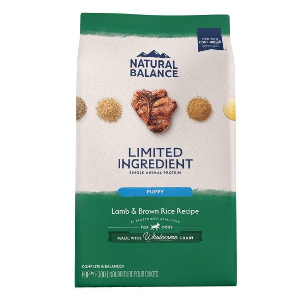 Natural Balance Lamb Brown Rice Large Breed Adult Dog Food