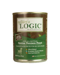 Nature&#039;s Logic Canine Wet Food - Venison Feast