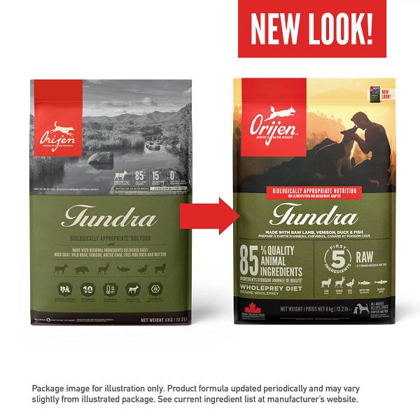 Orijen Tundra Dog Food Buy at Homesalive