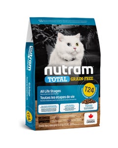 Nutram Total T24 - Grain-Free Trout and Salmon Recipe Cat Food 