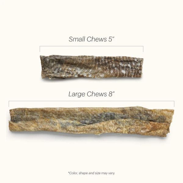 The Honest Kitchen Beams Ocean Chews Cod Fish Skins Buy at Homesalive