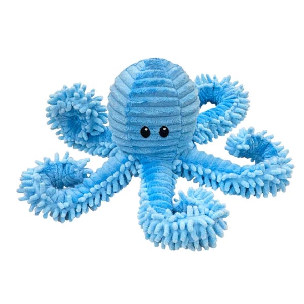 Plush puppies deals octopus dog toy