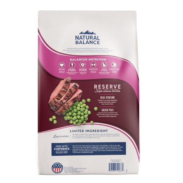 Natural Balance L.I.D. Green Pea Venison Cat Food Buy at