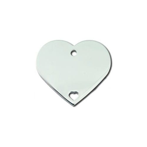 Dog tag with heart cut out store