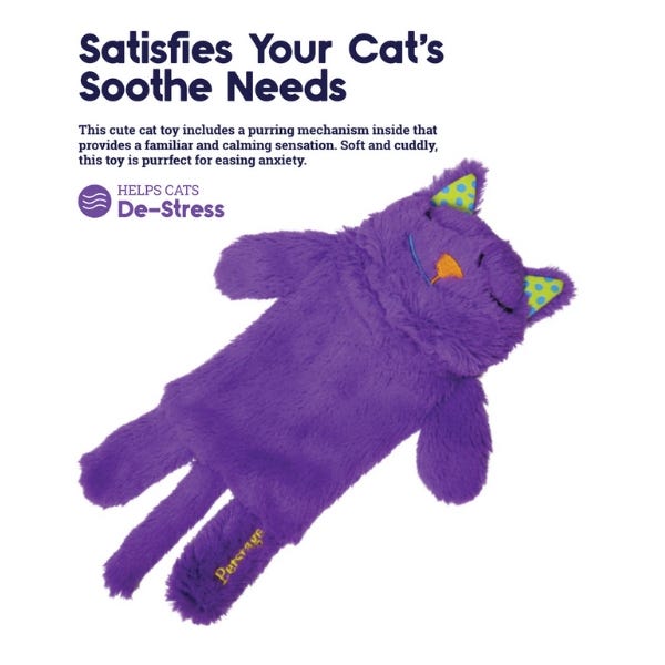 Purring cat toy for cats deals