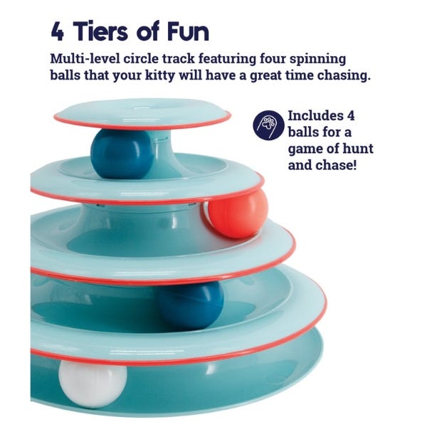 PetStages Chase Meowtain Cat Track Toy Buy at Homesalive