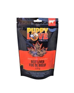 Puppy Love Freeze Dried Beef Liver 
