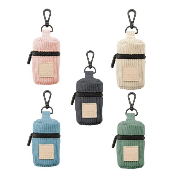 Fabric poop bag dispenser on sale