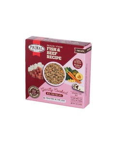 Primal Frozen Gently Cooked for Cats - Fish &amp; Beef