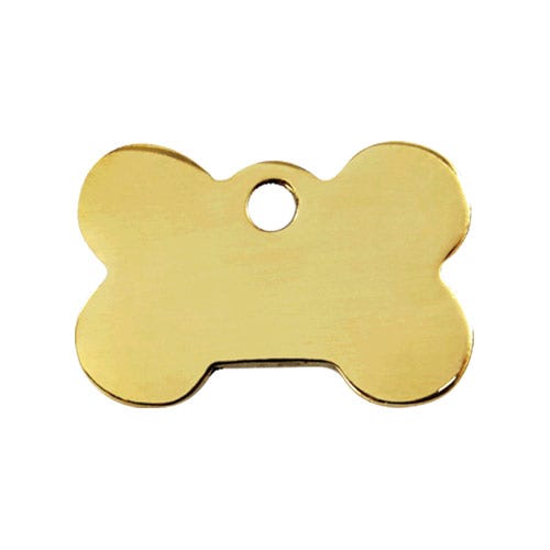 Red Dingo Brass ID Tags Bone Free Shipping at Homesalive