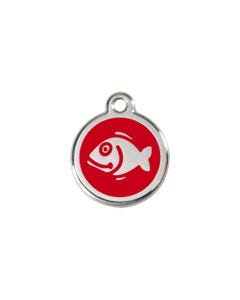 Red Dingo ID Cat Tags - Fish