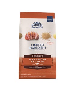Natural Balance Limited Ingredient Reserve Dog Food - Duck &amp; Brown Rice Recipe 