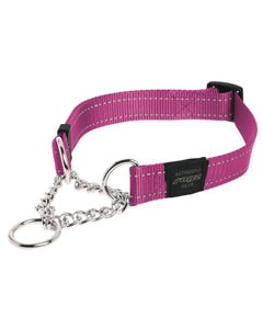 Rogz Martingale Dog Collar - Pink