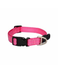 Rogz Reflective Dog Collars - Pink