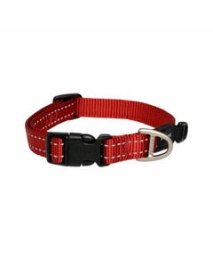 Rogz Reflective Dog Collars - Red