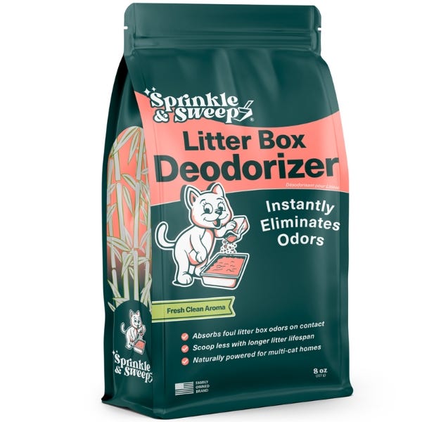 Sprinkle Sweep Litter Box Deodorizer