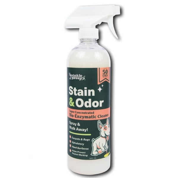 Buy Sprinkle Sweep Stain Odor Eliminator Bio Enzymatic Cleaner in Canada Homes Alive Pets