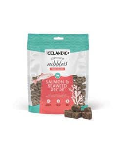 Icelandic+ Salmon &amp; Seaweed Soft Chew Nibblets Cat Treats