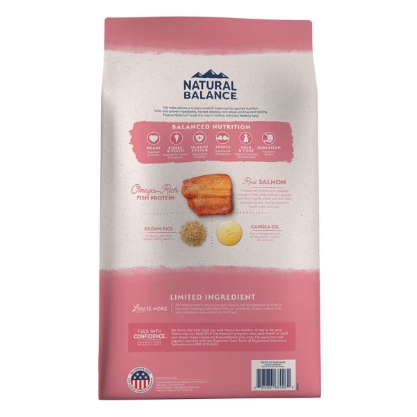 Natural salmon dog shop food
