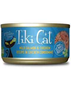 Tiki Cat Wet Cat Food - Napili Luau Wild Salmon &amp; Chicken