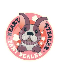 Sticker Pack Dog Sayings - Heart Stealer, Fart Dealer