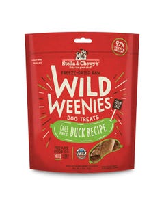 Stella &amp; Chewy&#039;s Wild Weenies Cage-Free Duck Recipe Dog Treats