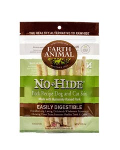 Earth Animal Dog &amp; Cat No-Hide Pork Stix