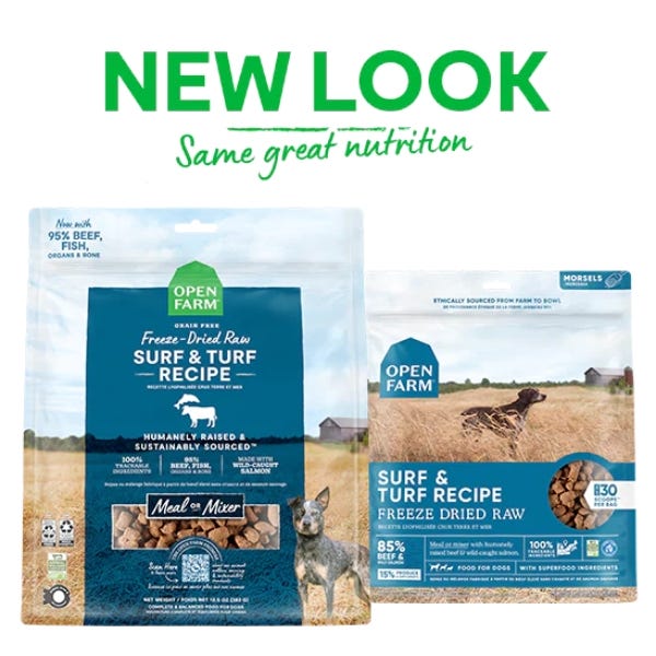Open farm freeze dried beef new arrivals