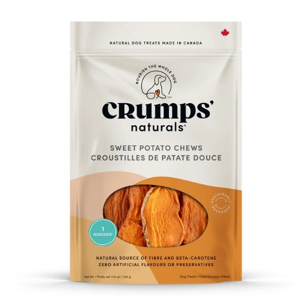 Sweet Potato Chews Crumps Naturals