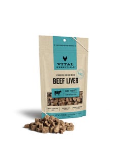 Vital Essentials Freeze-Dried Raw Dog Treats - Beef Liver