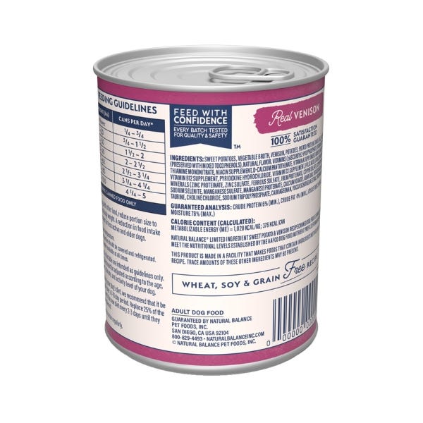 Buy Natural Balance Limited Ingredient Reserve Wet Dog Food