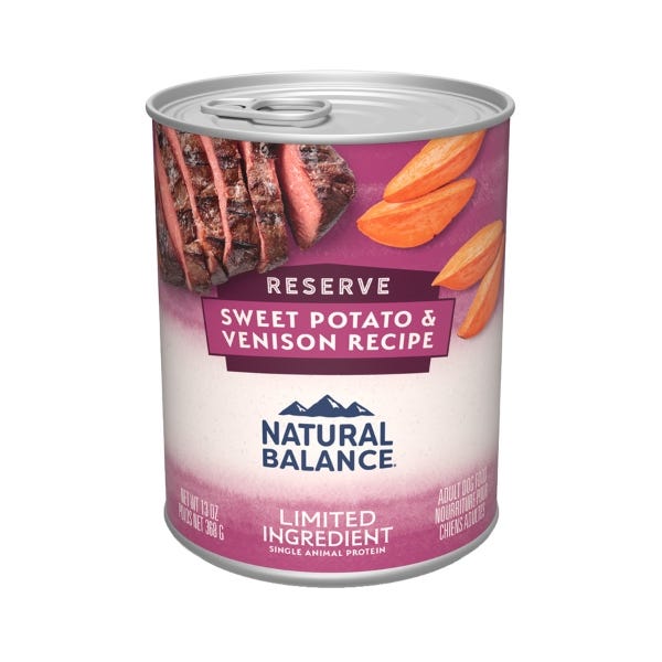 Natural balance dog food sweet potato and venison hotsell